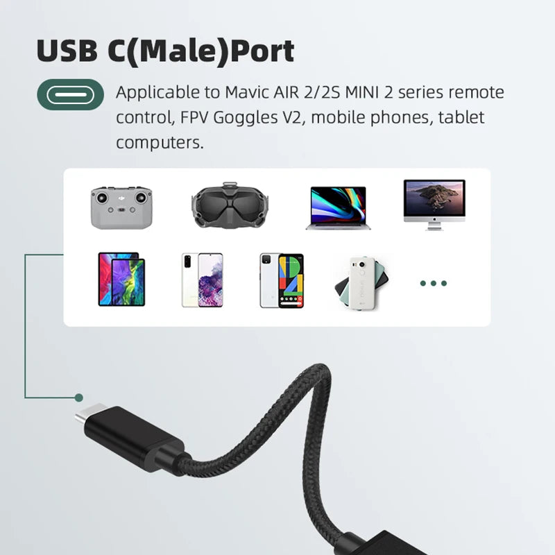 USB C(Male)Port Applicable to Mavic AIR 2/2S