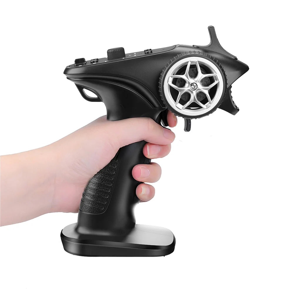 TX4 2.4GHz 4CH Radio System Transmitter Controller Remote Control w/ Receiver For RC Car Boat 33 each of the 3 channels can be set respectively, supporting mixed control of 1 and 2 channels