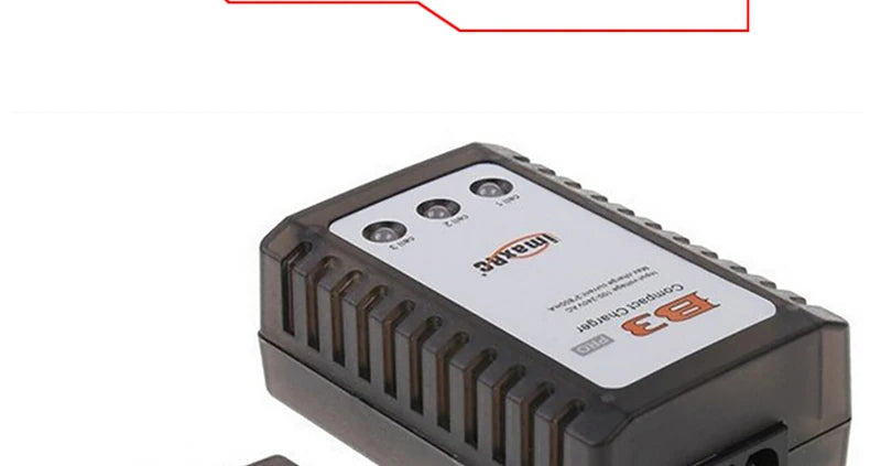 HotRC B3 Lipo Battery 7.4V 11.1V - 2S 3S AC 10W Balance Charger 110V-240V Compact Charging EU US Plug Power Cable Warning RC Parts 11 HotRC B3 Lipo Battery 7.4V 11.1V SPECIFICATIONS