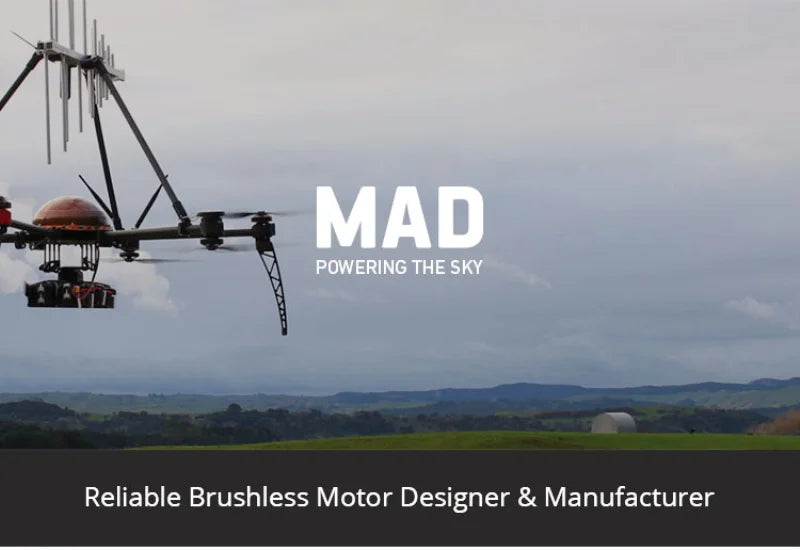 MAD 8318 IPE Agriculture Drone Motor, Reliable brushless motor designed and manufactured by MAD for powering the sky with reliable performance.