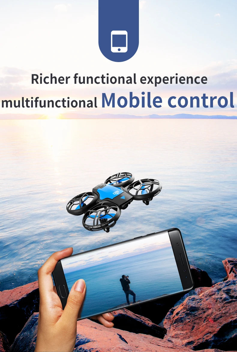 4DRC V8 Mini Drone, richer functional experience multifunctional mobile control ooo