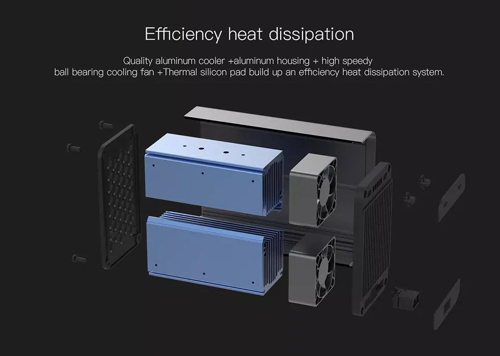 ISDT FD-200 Smart Control Discharger, efficiency heat dissipation Quality aluminum cooler +aluminum housing high speedy