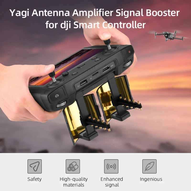 Yagi Antenna Amplifier for DJI Mavic 2 Pro Zoom Air 2 Smart Controller Signal Range Booster Extender Drone Control Accessories 11 Yagi Antenna Amplifier Signal Booster for dj