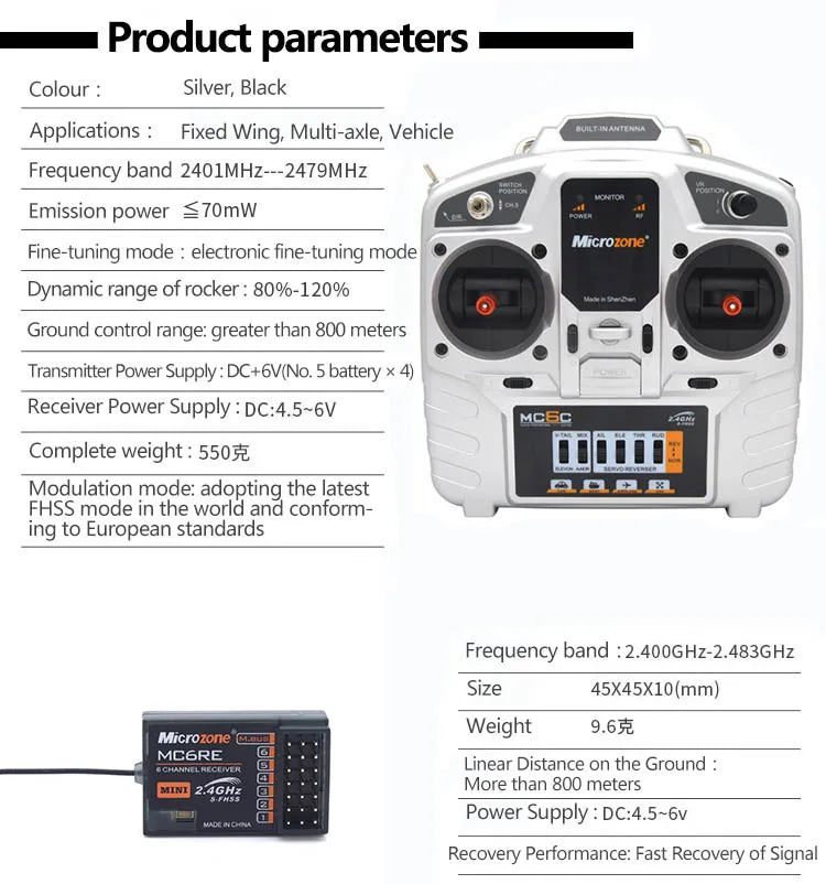 MicroZone MC6C V2, Microzone Mum MCGRE OChknnoleccunt Linear