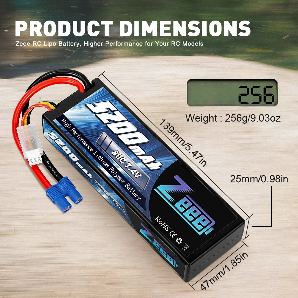 Zeee RC Lipo Battery, Higher Performance for Your RC Models 256