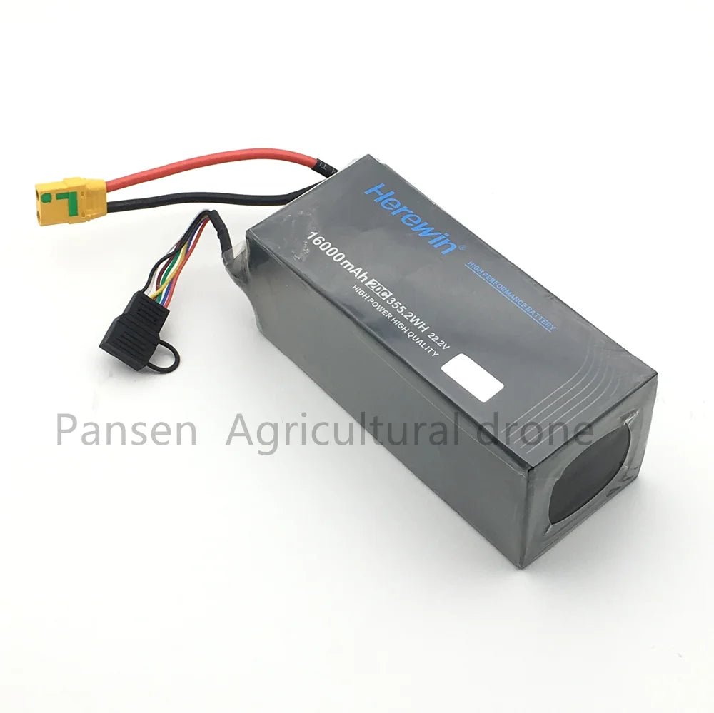Herewin 16000MAH 22000MAH Battery 22.2v 6S 20C Agricultural Drone Battery - Plant Protection UAV Battery 22 Herewin 16000MAH 22000MAH Battery, HGHPeRtORNNGEUAtTERy 12200355.2 HighPO