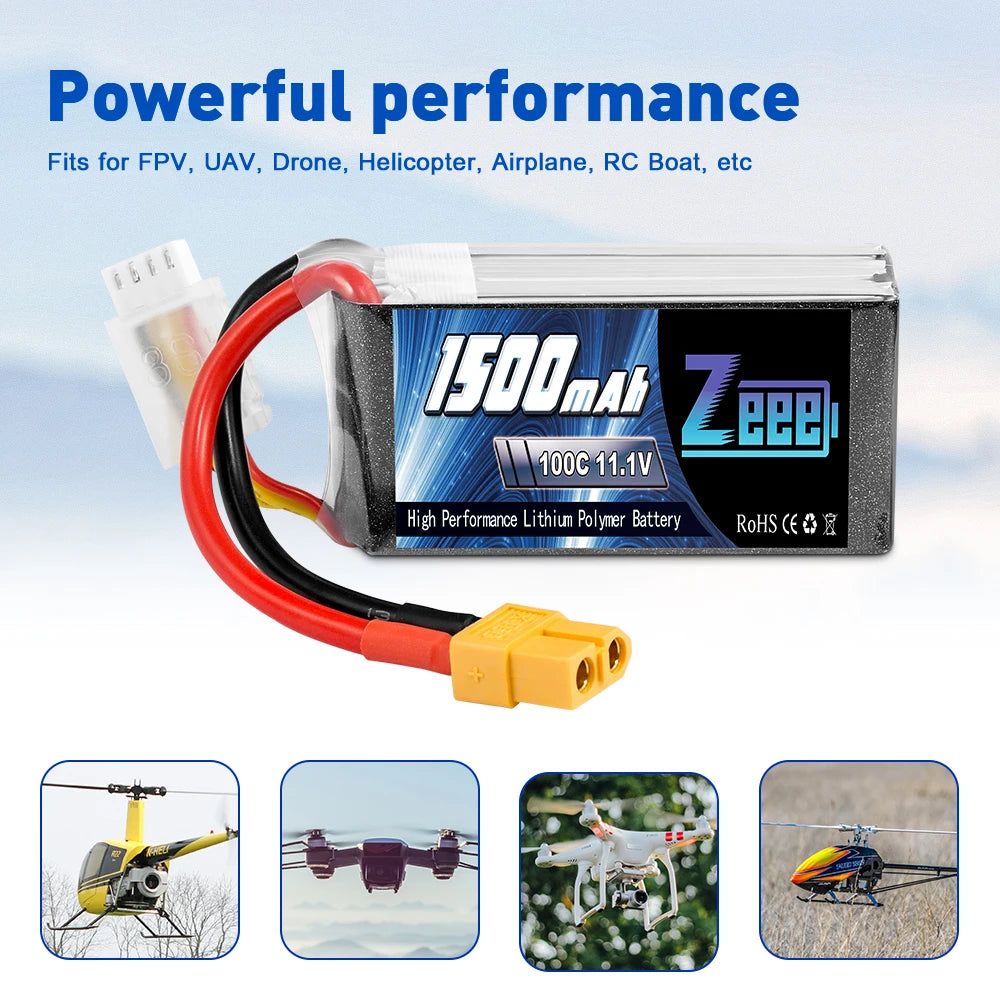 Powerful performance Fits for FPV, UAV, Drone, Helicopter