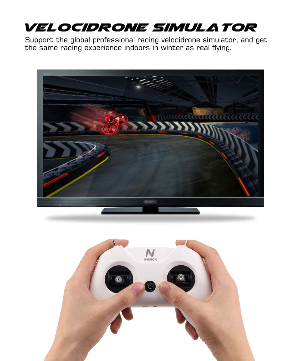 TCMMRC MULTIGP Junior Racer 75 - Professional Mini Quadcopter AIO FC with Caddx HD Camera FPV Racing Drone Kit RTF Indoor Toy 13 TCMMRC MULTIGP Junior Racer 75, VELOCIDRONE SIMULATOR Support the global professional racing velocidron