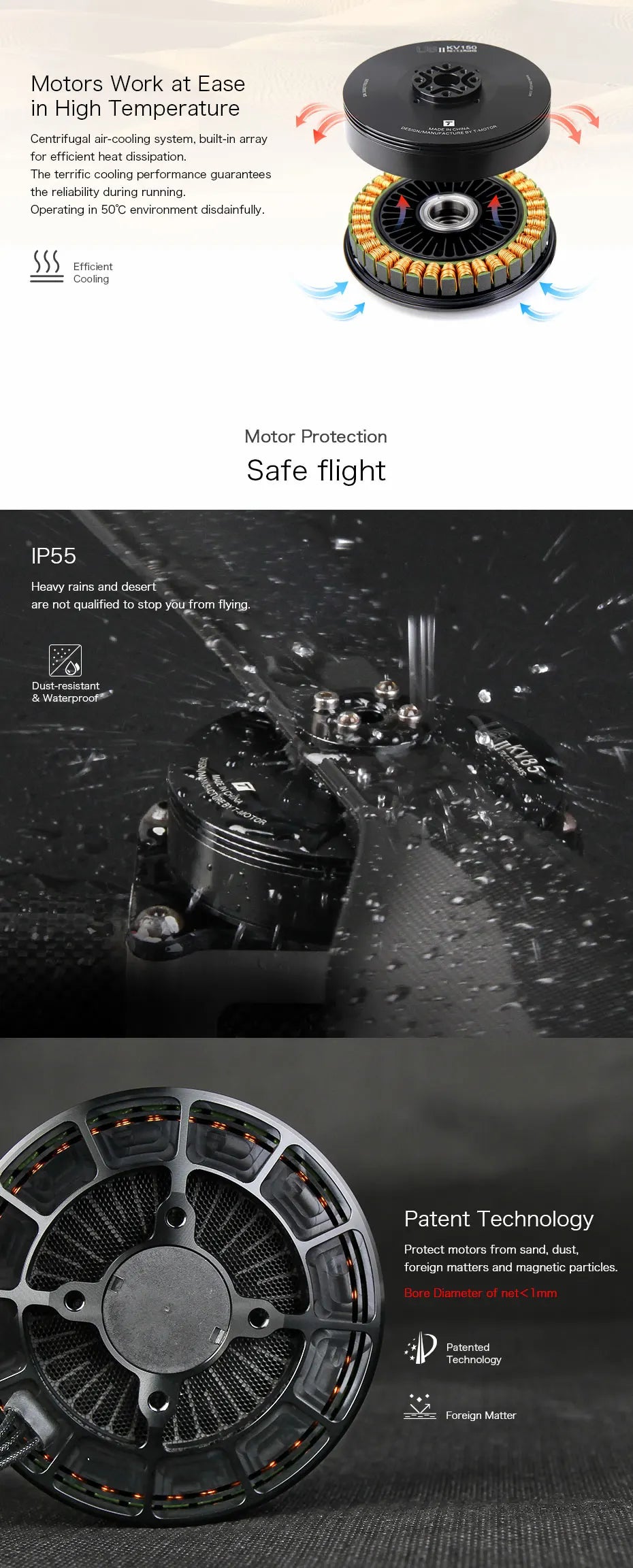 T-motor, Kyjer Motors Work at Ease in High Temperature MVSiONA