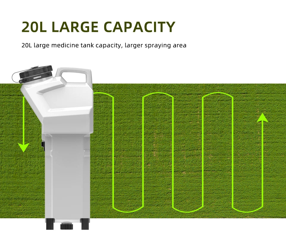 EFT G620 20L Agriculture Drone - 6 Axis 20L 20KG Agriculture Spreader Sprayer Drone With Hobbywing X9, JIYI K++V2,TATTU Pro 22000mAh 18 EFT G620 20L Agriculture Drone, 20L LARGE CAPACITY 20L large medicine tank capacity, larger spraying