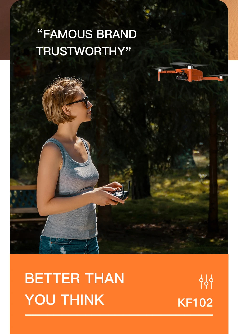 2023 New GPS Drone, KFAMOUS BRAND TRUSTWORTHY" K