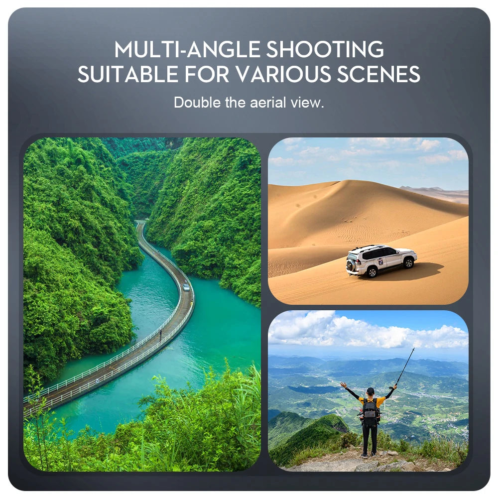 S6S Mini Drone, MULTI-ANGLE SHOOTING SUITABLE FOR VARIOUS SCE