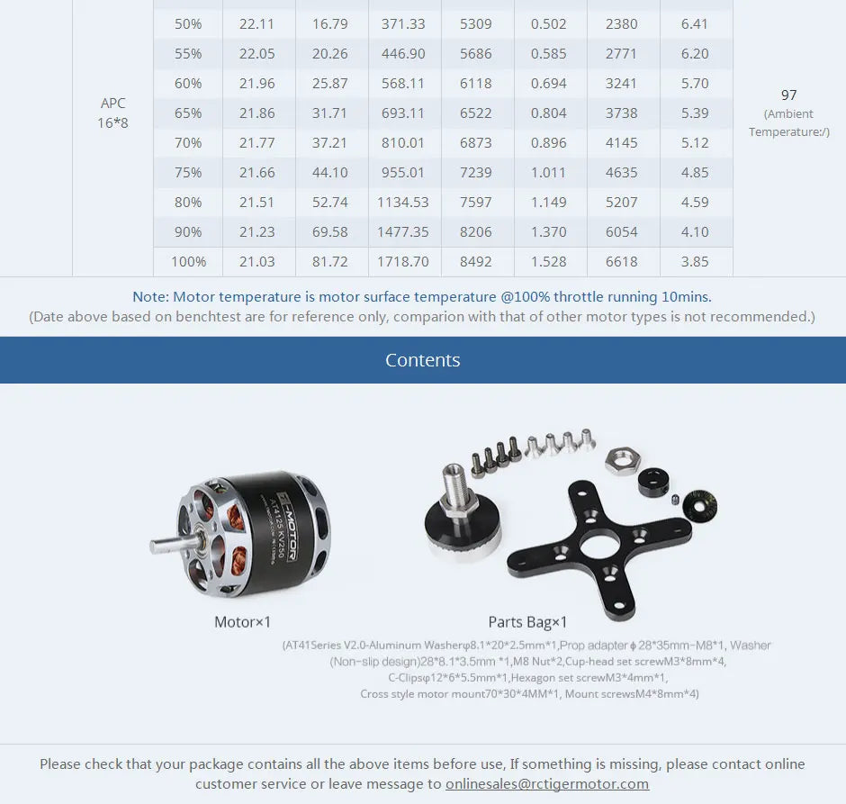T-MOTOR AT4125 Long Shaft Motor - 250kv 540kv 7.1KG Thrust Heavy lift drone motors rc aircraft model plane bldc motor for Fixed wing UAV 14 T-MOTOR AT4125 250kv 540kv Long Shaft Heavy lift
