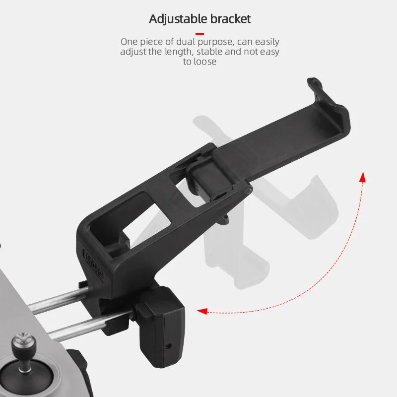 Drone Remote Control Tablet Extended Bracket Mount for DJI Mavic Air 2/2S/3/Mini 2/ for DJI MINI 3 PRO Accessoy Tablet Clip Holder 26 Adjustable bracket One piece of dual purpose, can easily adjustthe length, stable and not easy