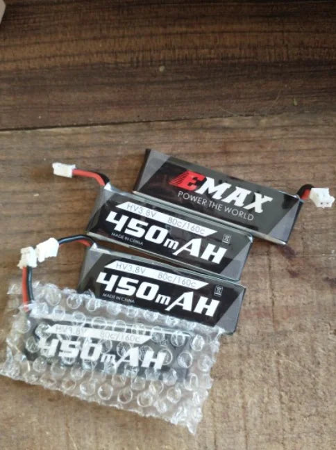 Emax Tinyhawk X 1s 450mAH 80c/160c Lipo Battery, Emax Tinyhawk X 1s