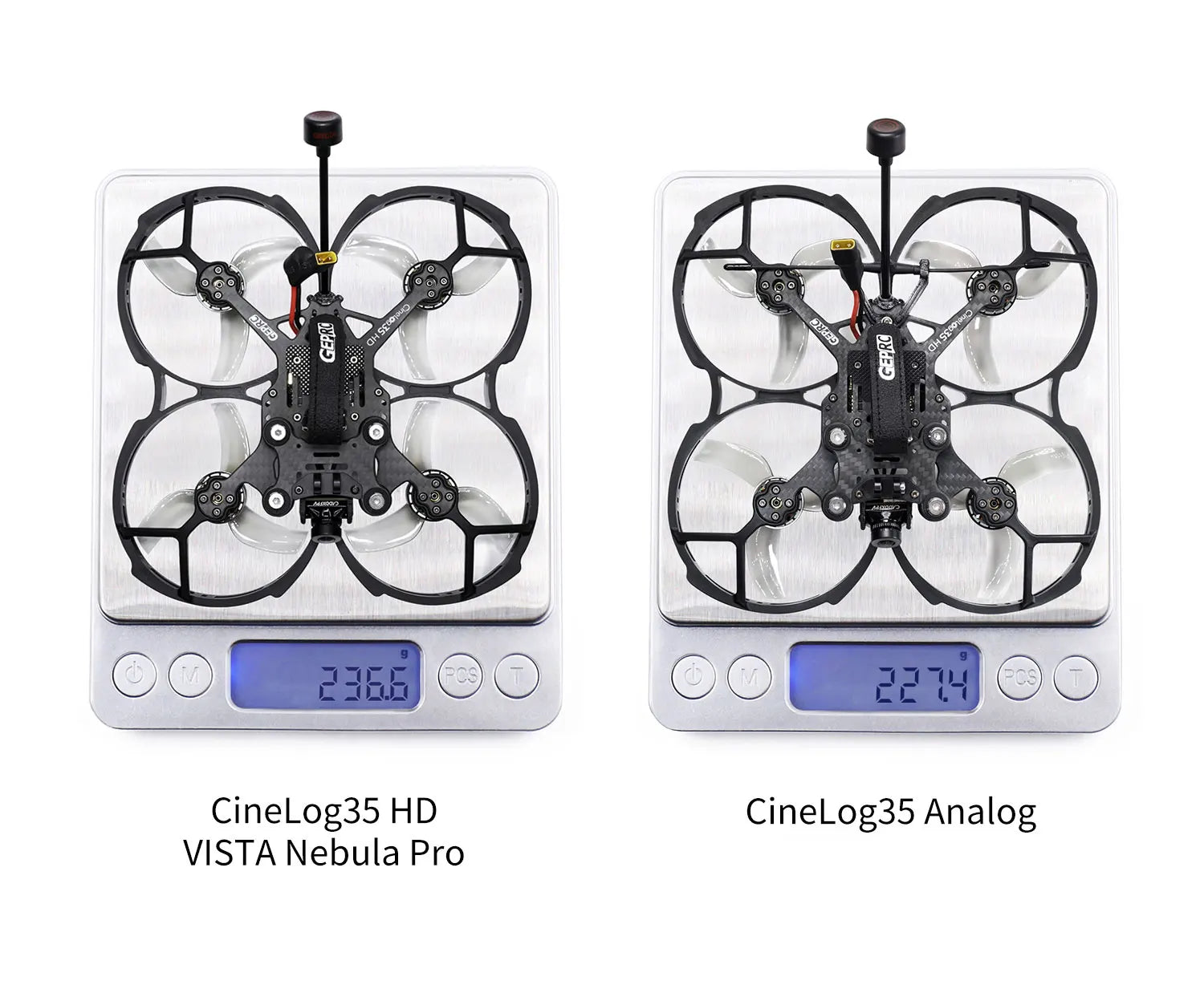 GEPRC CineLog35 FPV Drone, CineLog35 Analog VISTA Nebula Pro ohscCOR