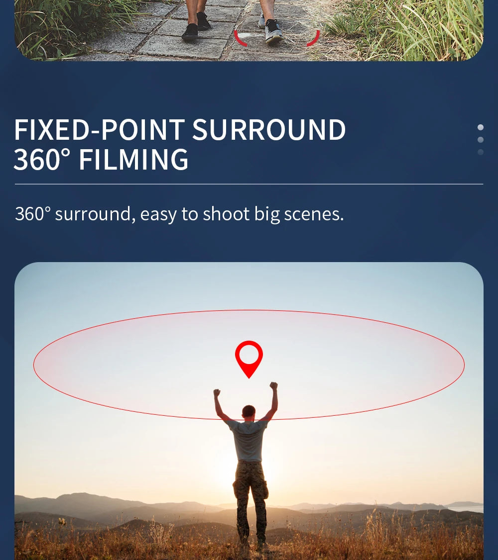 SG907 MAX Drone, FIXED-POINT SURROUND 3609 FILMING 3608