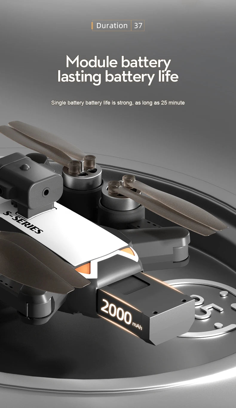 S2S mini drone, duration 37 module battery lasting battery life single battery life is strong; as