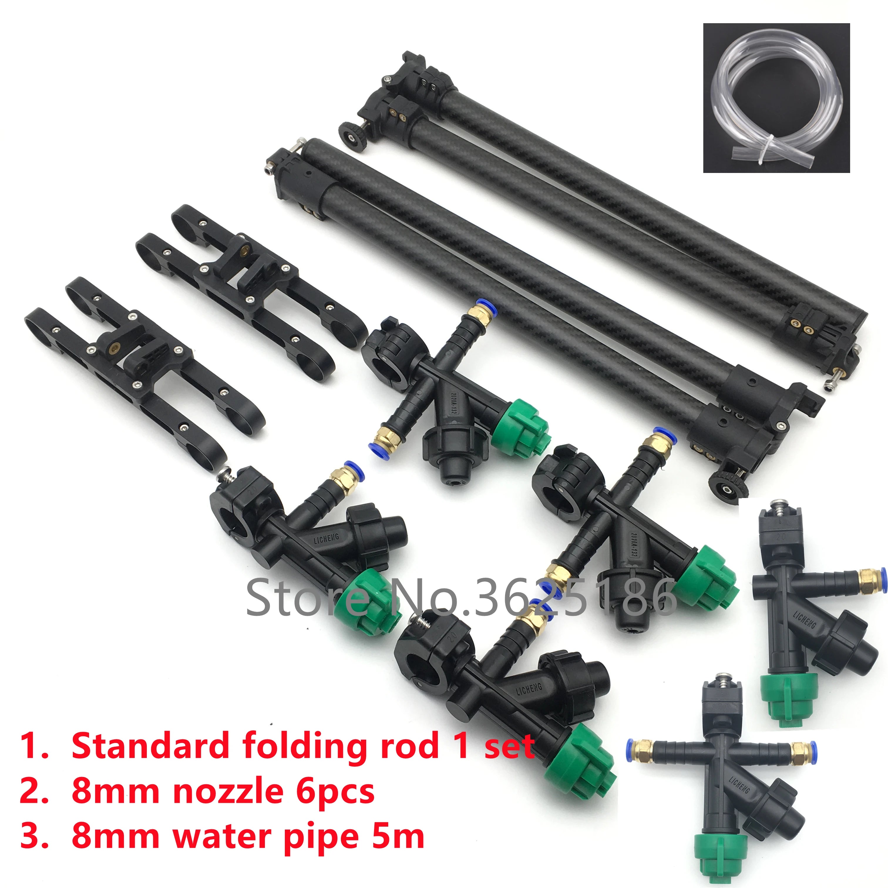 EFT Drone Folding Sparying Rod Assembly Medicine Sprayer Quick Release Nozzle 20mm Carbon Tube Arm 18mm Landing Gear Joint 13 EFT Drone Folding Sparying Rod