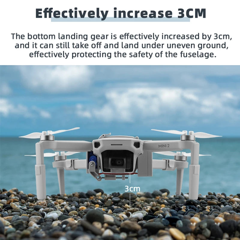 Drone Airdrop for DJI Mavic Mini 2/Mini 1/SE/MINI 3 PRO Air Drop System Thrower Fishing Bait Wedding Ring Gift Throw Deliver 16 bottom landing gear is effectively increased by 3cm, and it can still take off and land