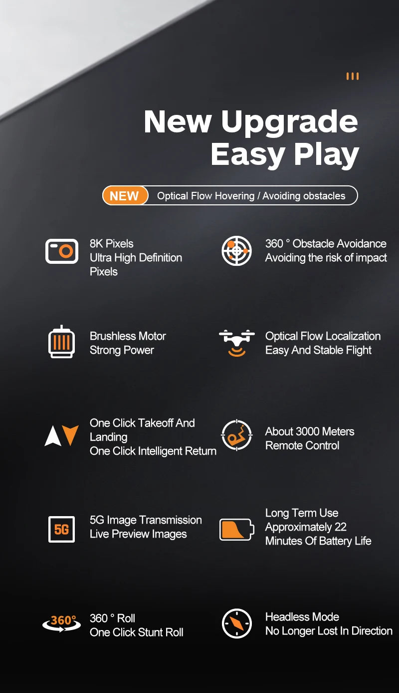 A13 Drone, easy play new optical hovering avoiding obstacles 8k pixels avoiding