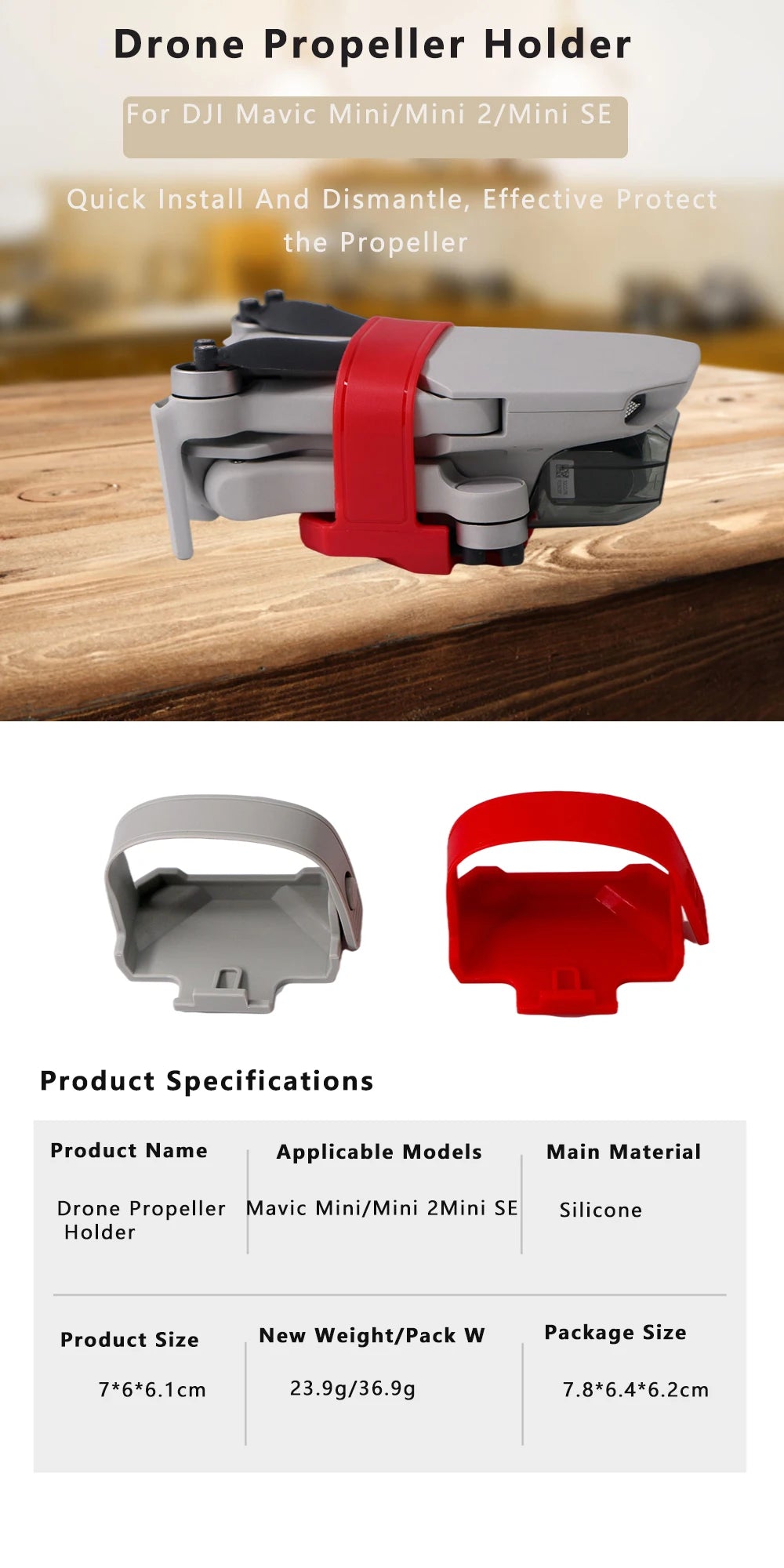 Landing Gear for DJI Mavic Mini 2/Mini SE Drone Propeller Guard Holder Sunhood Sticker Film Motor Cover Drone Accessories 53 Drone Propeller Holder For DJI Mavic Mini/Mini 2/Mini SE