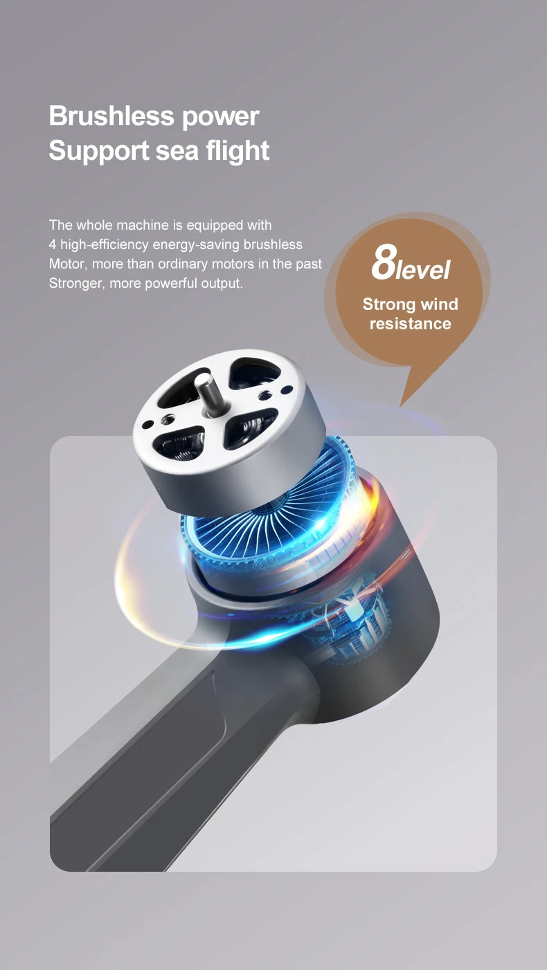 F11 PRO Drone - GPS 4K HD Dual HD Camera Professional WIFI FPV Aerial Photography Brushless Motor Quadcopter Dron Toys Professional Camera Drone 21 F11 PRO Drone, Brushless power Support sea flight The whole machine is equipped with high-efficiency energy-saving brush
