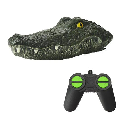 RC Boat Crocodile Head 2.4G Remote Control Alligator Decoy, 31×15×12 cm, 3.7 V 500 mAh, 50 m Range