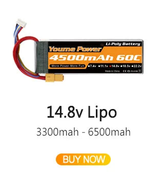 1/2PCS Youme 22.2V 6S Lipo Battery, YounePber a5uOmAh b0L Tontae