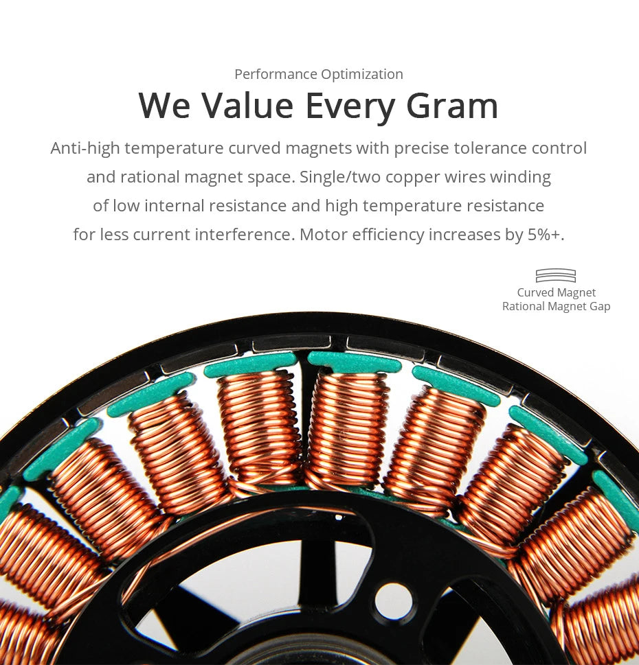 T-motor MN7005 KV230 Light Efficient Motor - Max Thrust 5.0KG Energy-saving Antigravity For Quadcopter Helicopter UAV Unmanned Boats RC Drones 9 T-motor, single/two copper wires winding of low internal resistance and high temperature resistance for less current