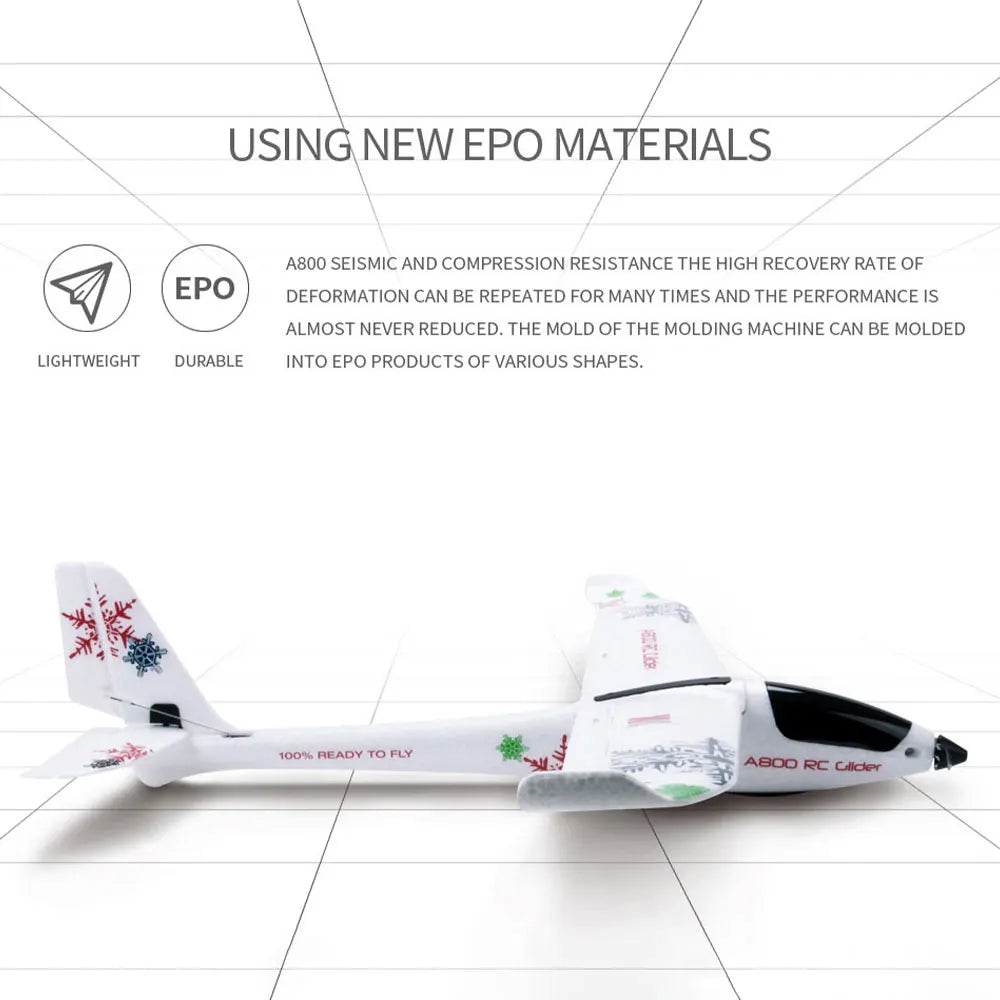 XK A800 RC AirPlane, HIGH RECOVERY RATE OF EPO DEFORMATION CAN BE REPEATED