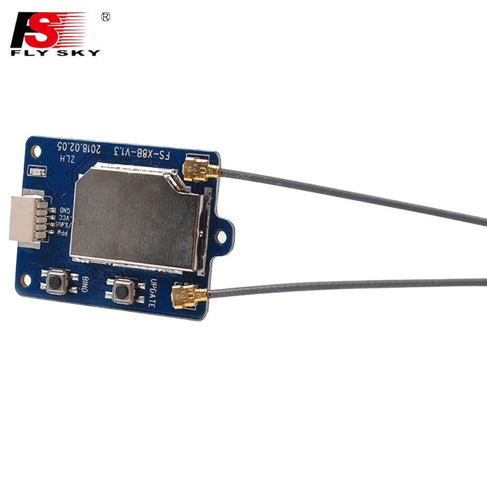Flysky FS-X8B 8CH 2.4G Receiver, range without ground interference: >300m.