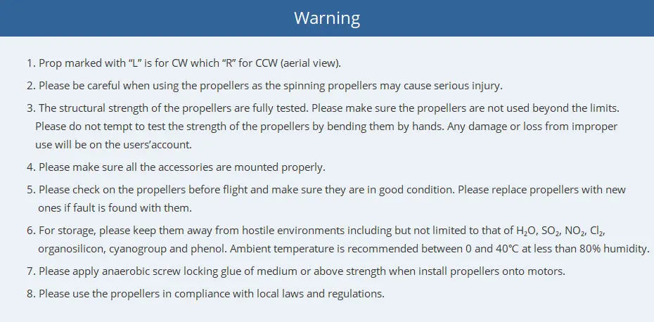 T-motor NS Series NS17x5.8 Propeller, T-motor NS Series NS17