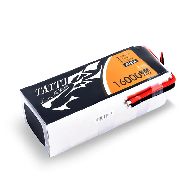 TATTU 16000mAh 22.8V 6S LiPO 15C pour gros Drone Multirotor FPV Hexacopter Octocopter Agriculture Drone Battery 11 RC Parts & Accs : Batteries - LiPo Origin