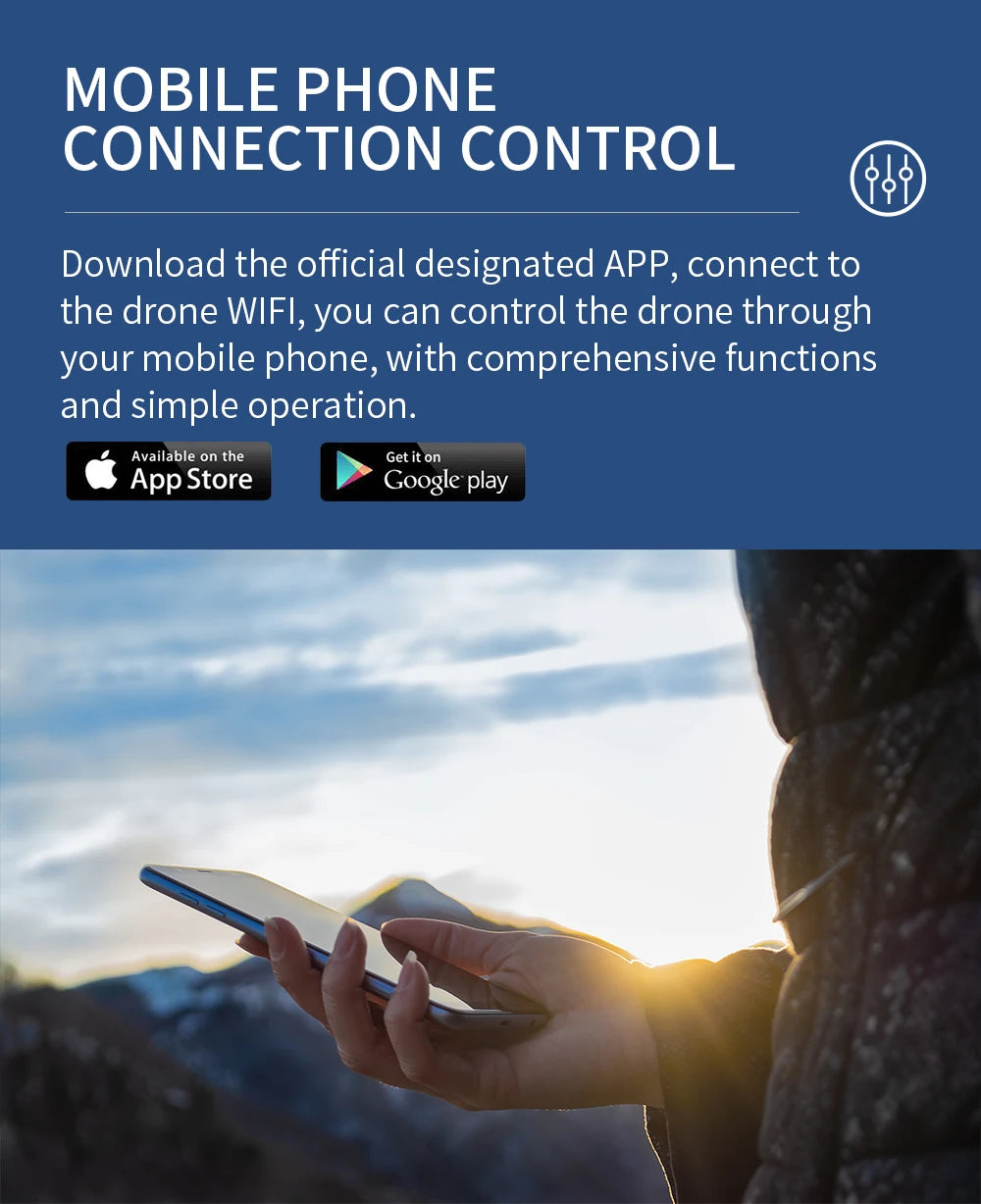 ZLRC SG700 MAX Drone - 4K 5G WIFI FPV Dual Camera Optical Flow Brushless Motor 28 Mins 14 ZLRC SG700 MAX Drone, download the official designated app, connect to the drone wifi, you can