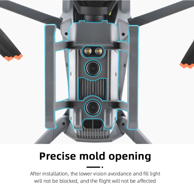 Landing Gear for DJI Mavic 3 - Quick Release Foot Leg Extender Long Leg Protector Stand for DJI Mavic 3/3 Cine Drone Accessories 11 Landing Gear for DJI Mavic 3, the lower vision avoidance and fill light will not be blocked . and the flight will not