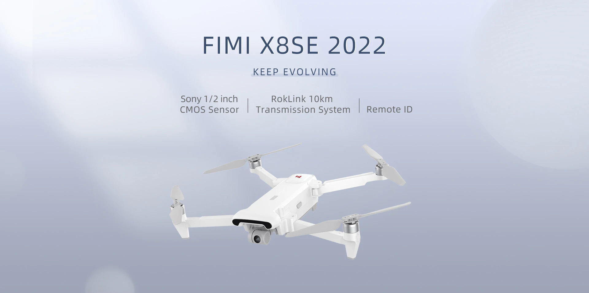 FIMI X8SE 2022 Drone, FIMI X8SE 2022 KEEP EVOLVING Sony 1/2 inch Ro