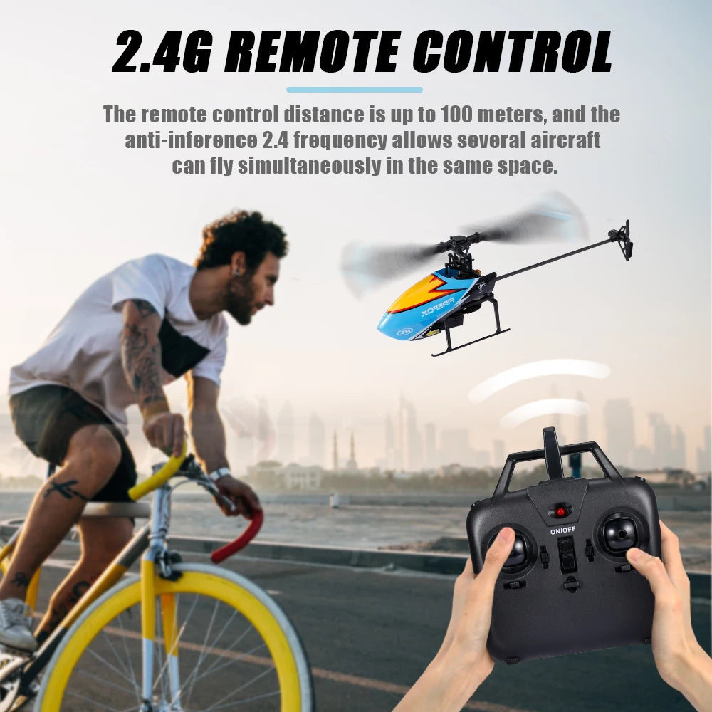 FIREFOX C129 Rc Helicopter, 2.46 REMOTE CONTROL The remote control distance is up t0 100 meters