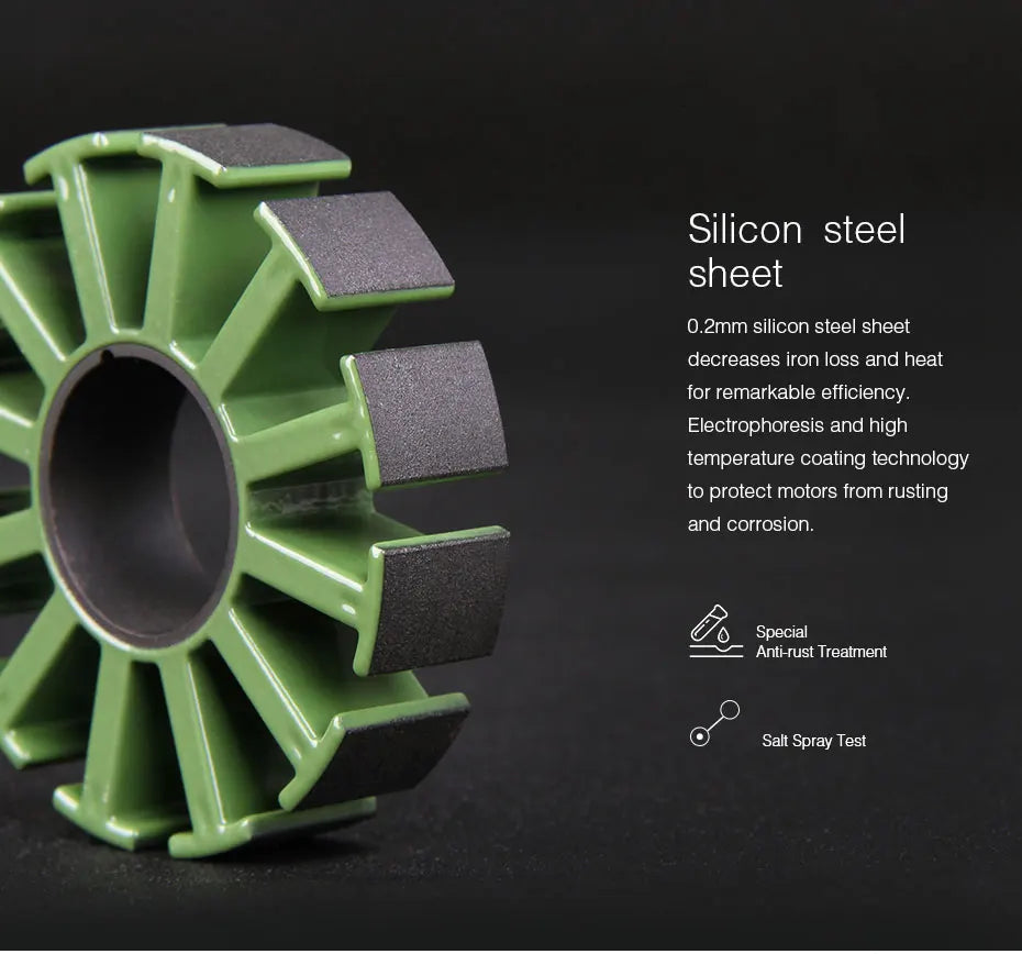 T-MOTOR U11 II KV120 Heavy Lift Drone motors brushless motor for 100kg payload drone 12 T-MOTOR, silicon steel sheet 0.2mm decreases iron loss and heat for remarkable efficiency . electrophor