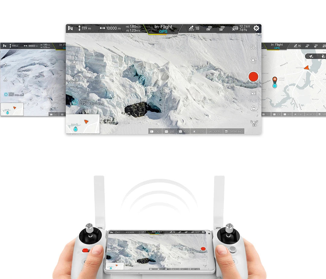 FIMI X8SE 2022 Camera Drone, Create pictures from an omniscient viewpoint with just one tap