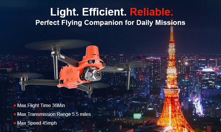 Autel EVO II Pro RTK, Light. Efficient. Reliable. Perfect Flying Companion for Daily Missions