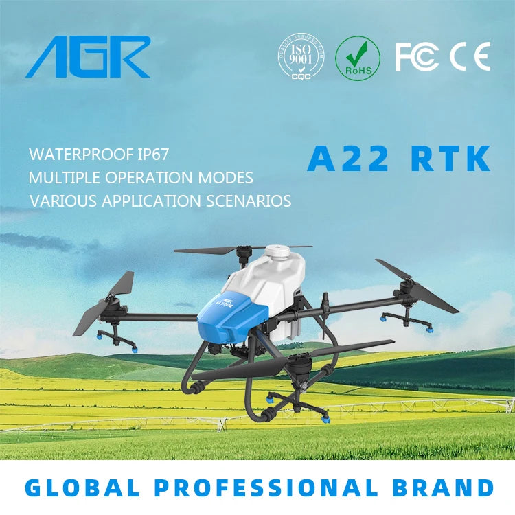 AGR A22 RTK 20L Agriculture Drone - agricola 20l farm dron for agriculture spray drone 6 AGR A22 RTK 20L Agriculture Drone, AGR A22 RTK 20L Agriculture