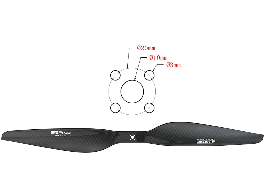 T-Motor G34*11.5" oem heavy lift drone propeller, T-Motor G34*11.5" oem heavy lift drone propel