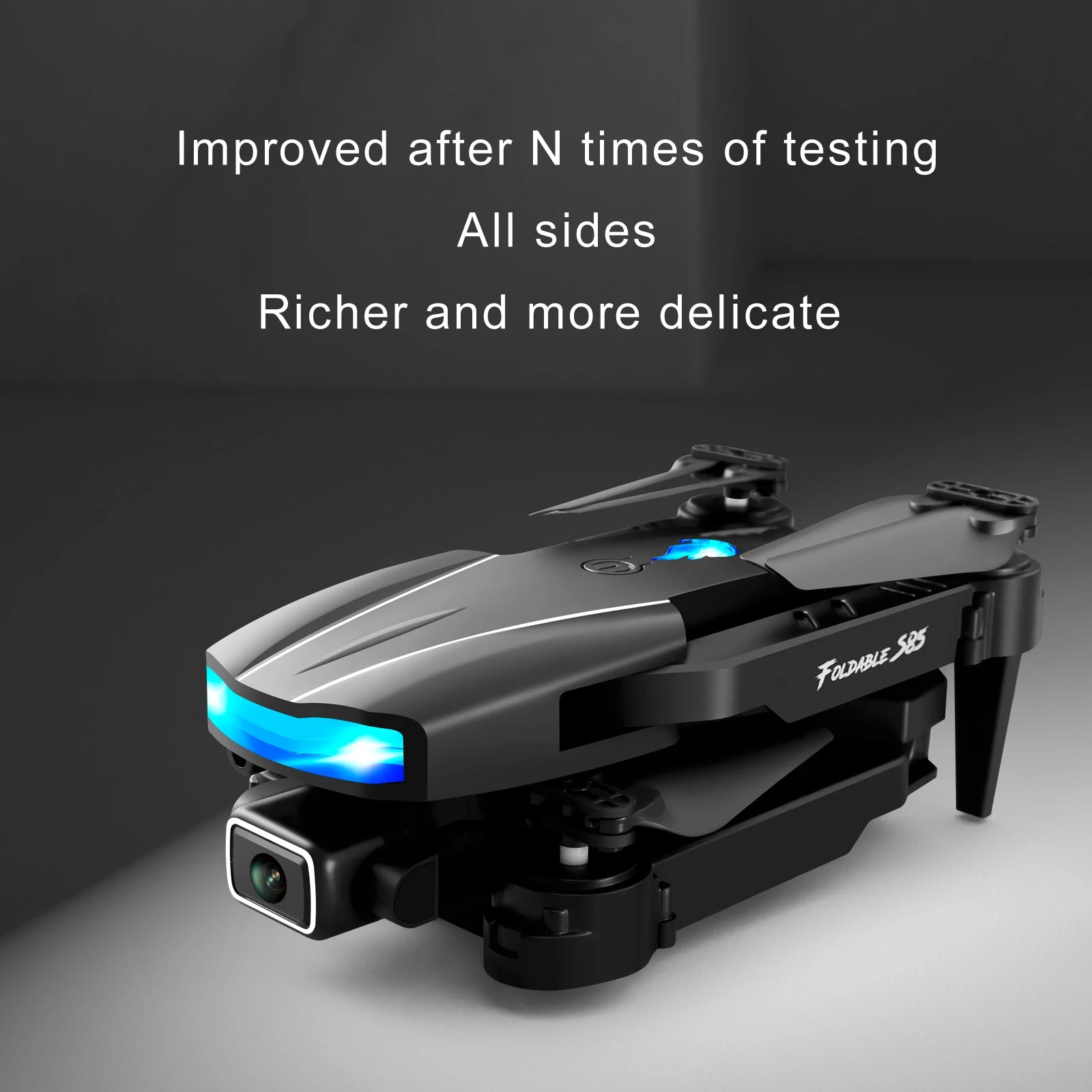 S85 Drone 4k HD Dual Camera With infrared obstacle Avoidance Remote Control Helicopter Four Axis Aircraft 16 S85 Drone, improved after n times of testing ail sides richer and