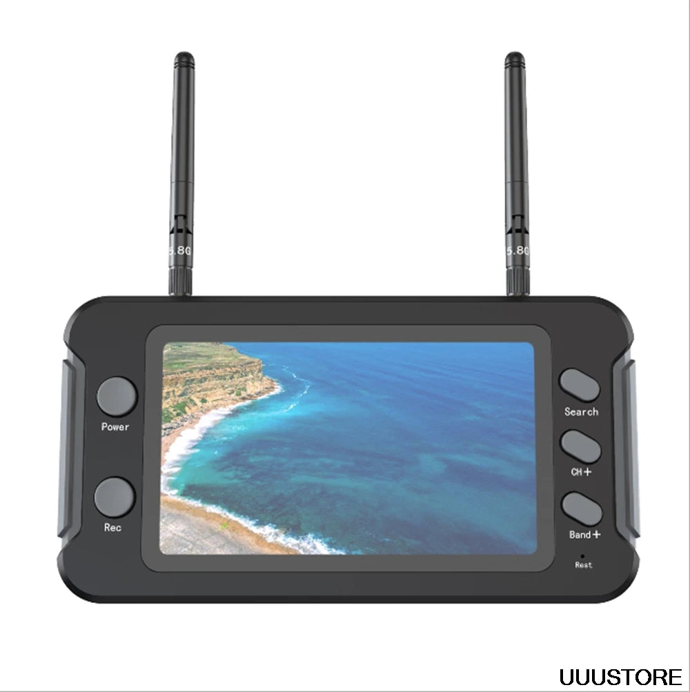 4.3 Inch FPV Monitor - 800x480 IPS HD Display 5.8GHz 40CH Diversity Receiver For RC Drone Radio Controller 8 4.3 Inch FPV Monitor, 4.3 Inch IPS 800x480 5.8GHz 40CH Diversity Receiver FP