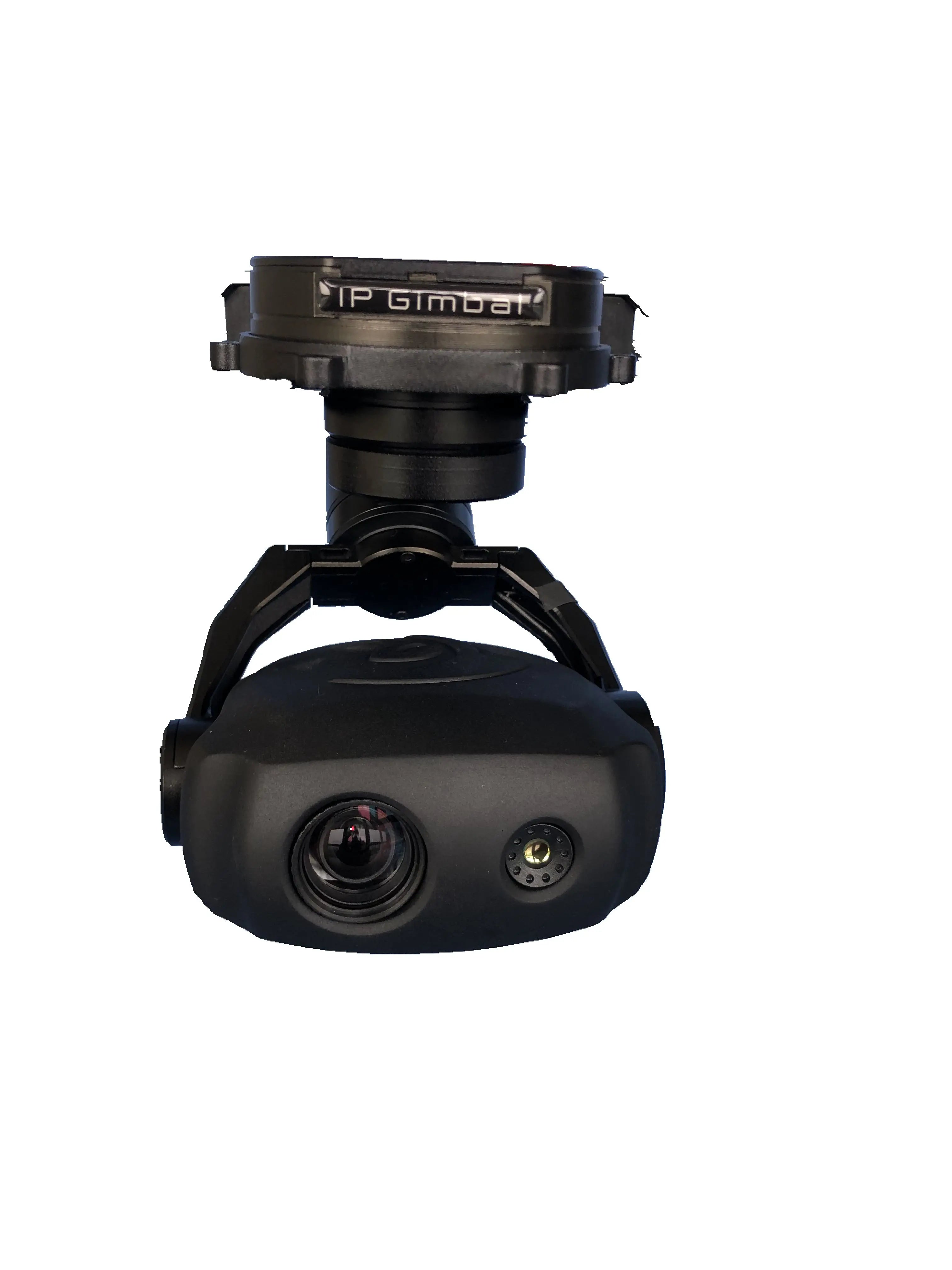 Three-axis stabilized Gimbal 10x optical zoom Infrared thermal imaging visible HDMI camera double vision TSHD10T3 for UAV FPV RC 8 Three-axis stabilized Gimbal, the pod after wrapping is complete, to meet the aviation, road, rail and waterway transport