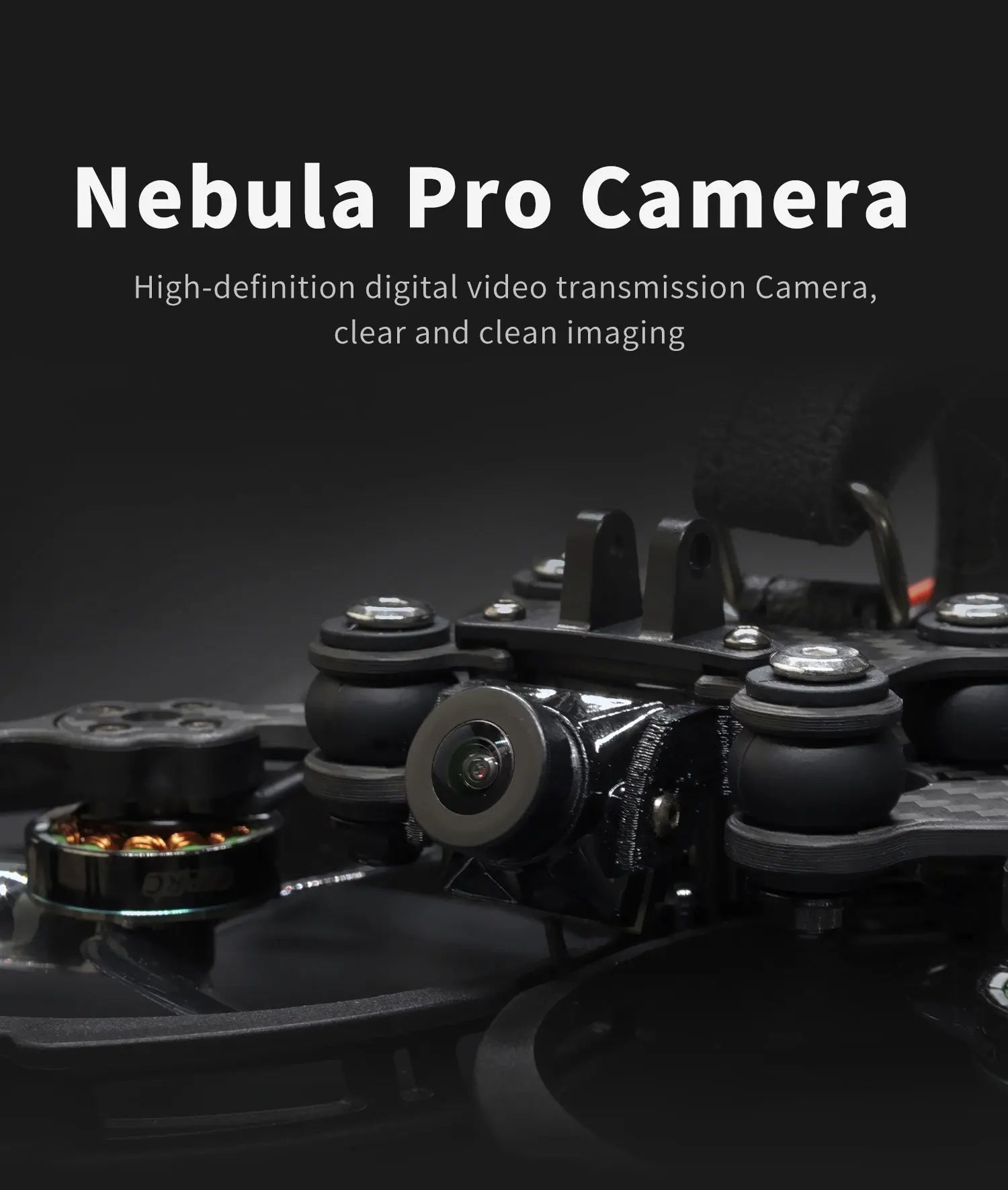 GEPRC CineLog35 FPV Drone, Nebula Pro Camera High-definition digital video transmission Camera, clear and clean