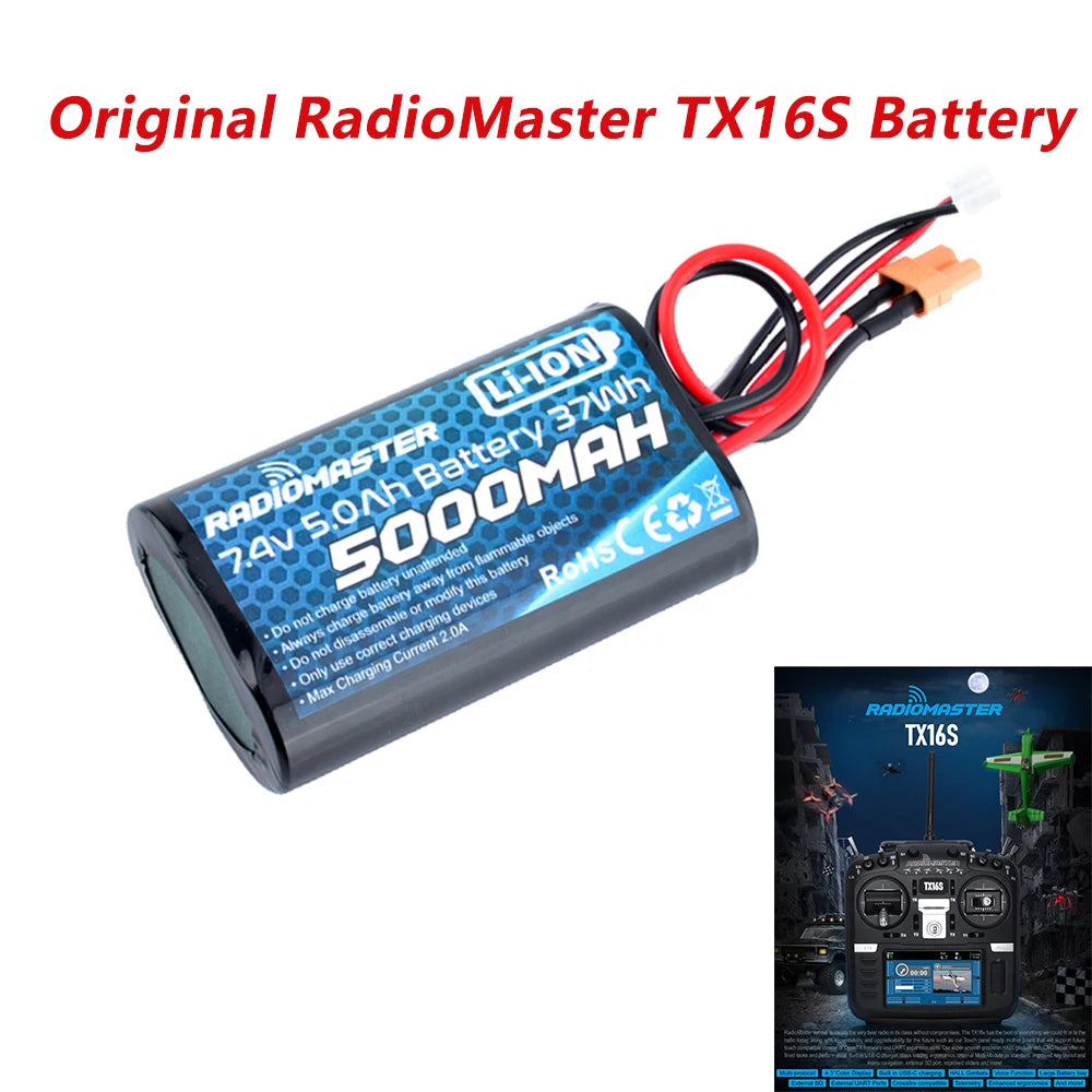 Original RadioMaster TX16S Battery, original RadioMaster TX16S Battery 2 5 Oie nol Do 20A Do