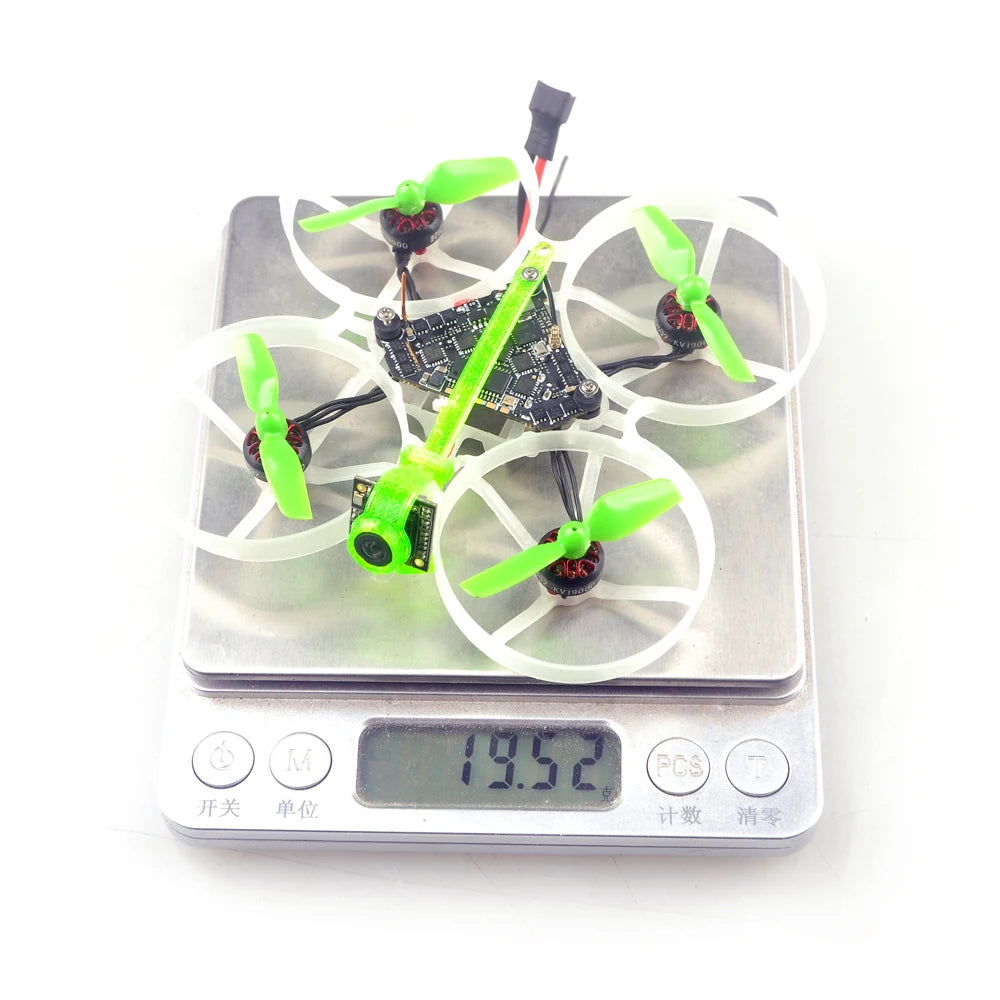 19.5g Happymodel Moblite7 75mm 1S Diamond F4 AIO 5A BB2 ESC Reciver 25/200mW VTX Whoop FPV Racing Drone BNF w/ EX0802 19000KV Unibell Motor Runcam Nano4 Lite 800TVL Camera Happymodel Moblite7 - Diamond F4 5A AIO 200mW