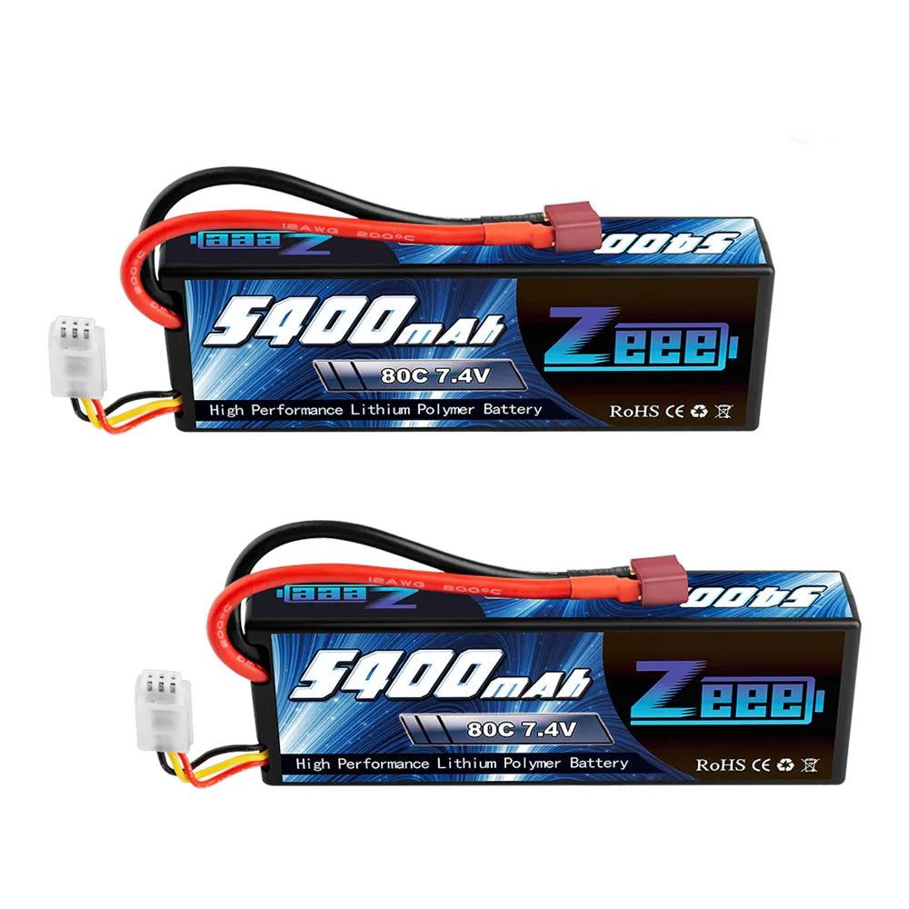 1/2units Zeee 5400mAh 80C 2S 7.4V Lipo Battery . &X UEEEZ 7 Eqopzat Z_eee